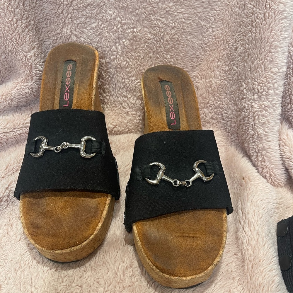 Lexees Flexees Interchangeable Sandals Size 7 Wit… - image 7